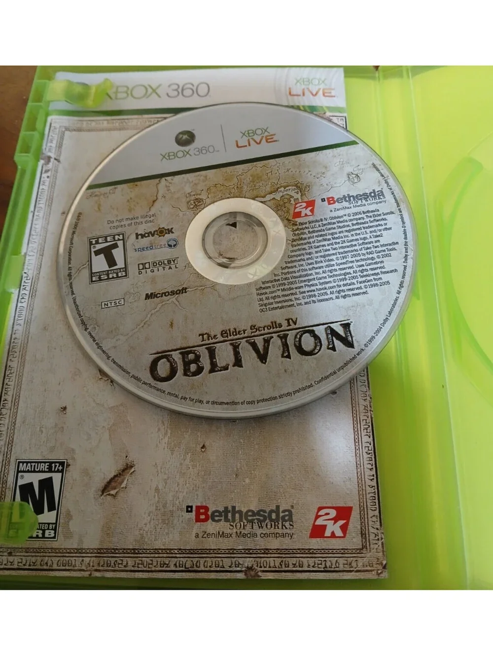 The Elder Scrolls IV: Oblivion (Xbox 360, 2008)